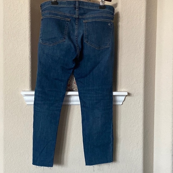 Rag & Bone Dre Low-Rise Slim Boyfriend Blue Jeans Size 29 - Picture 5 of 7